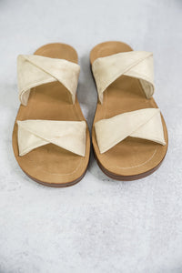 With a Twist Sandals in Gold