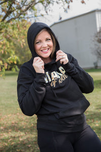 Mama of Both Graphic Hoodie in Black [Online Exclusive]