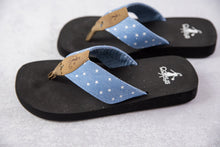 Load image into Gallery viewer, Summer Break Sandals in Blue Stars [Online Exclusive]