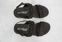 Load image into Gallery viewer, Pleasant Sandals in Black Suede