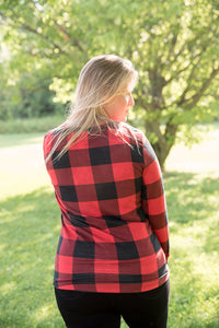 Checkmate Top in Red [Online Exclusive]