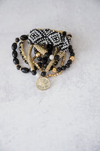 Load image into Gallery viewer, Next to You Bracelet Set in Black [Online Exclusive]