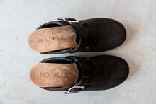 Load image into Gallery viewer, Banks Slides in Black Suede [Online Exclusive]