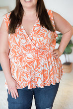 Load image into Gallery viewer, The Orange Swirl Sleeveless Top [Online Exclusive]