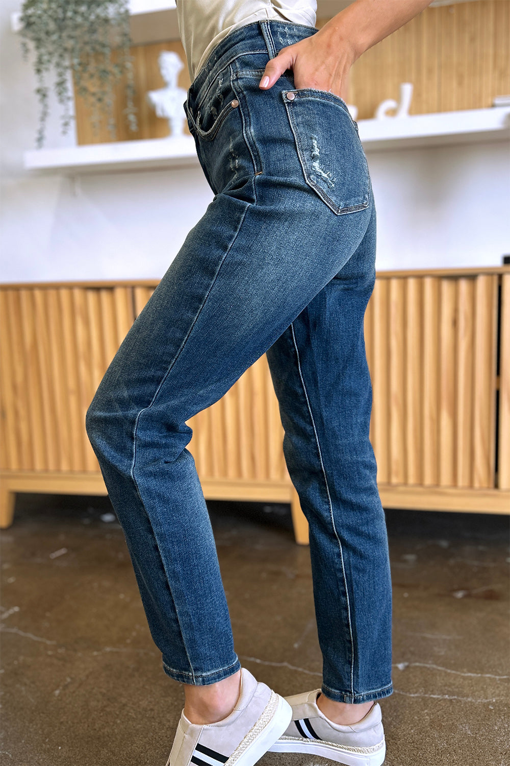 Judy Blue Tummy Control High Waist Slim Jeans [Online Exclusive]