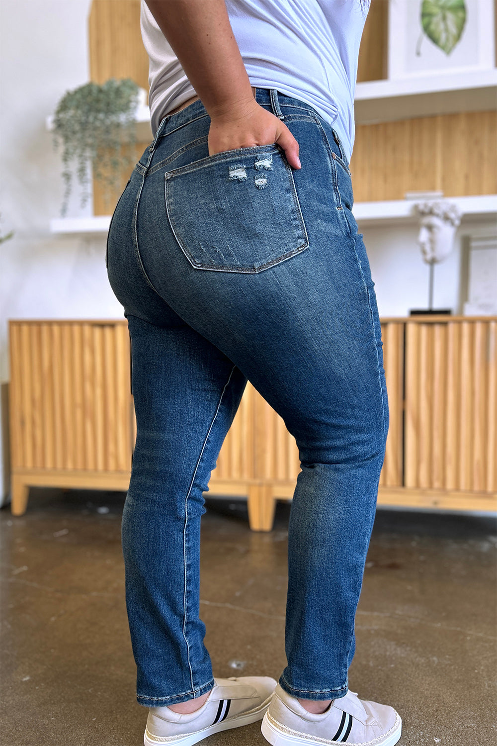 Judy Blue Tummy Control High Waist Slim Jeans [Online Exclusive]