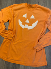 Load image into Gallery viewer, Pumpkin Face Puff Long Sleeve
