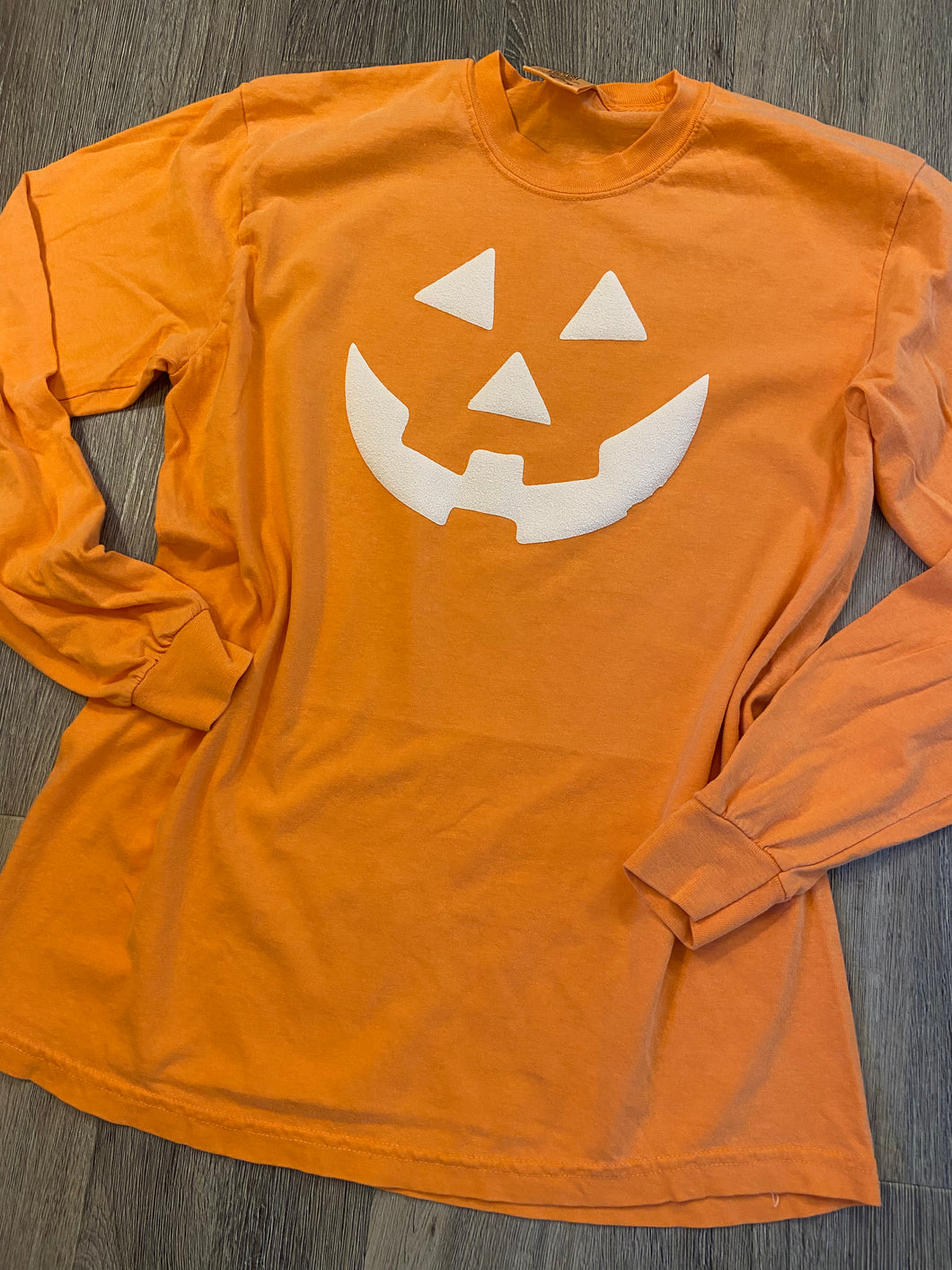 Pumpkin Face Puff Long Sleeve