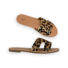Load image into Gallery viewer, Malibu Slides in Leopard [Online Exclusive]