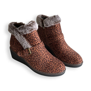 Chilly Leopard Ankle Boots [Online Exclusive]