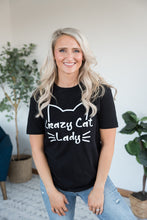 Load image into Gallery viewer, Crazy Cat Lady Graphic Tee [Online Exclusive]