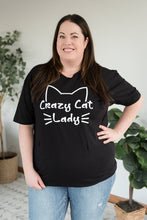 Load image into Gallery viewer, Crazy Cat Lady Graphic Tee [Online Exclusive]