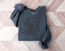 Load image into Gallery viewer, Potter Lover Book Stack Sweatshirt [Online Exclusive]