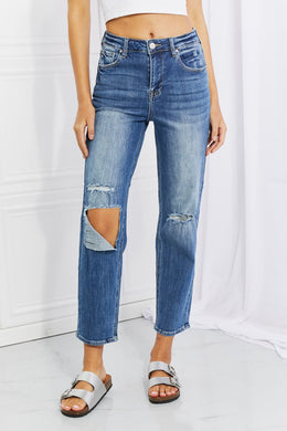 RISEN Full Size Emily High Rise Relaxed Jeans [Online Exclusive]