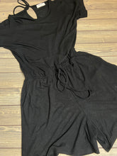 Load image into Gallery viewer, Black Comfy Romper