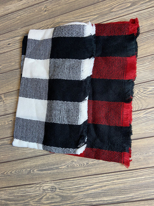 Buffalo Plaid Blanket Scarf