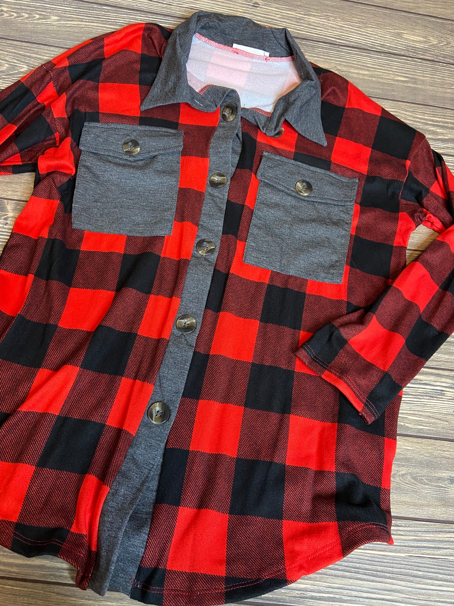 Lightweight Buffalo Plaid Shacket