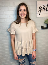 Load image into Gallery viewer, Ruffle Short Sleeve Top